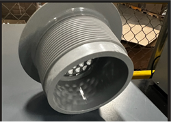 4525243 - FITTING HEX WALL 2in FLTR W/STR