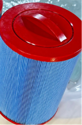 4520062 - DR 50sqft Rnd Thread SER/SL/SD12 w/Red cap/Blue pleats Subject to Tariff